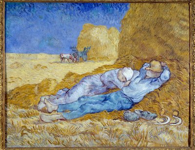 O meridiano ou a sesta (segundo Millet) de Vincent van Gogh