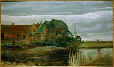 Moinho de água em Gennep de Vincent van Gogh