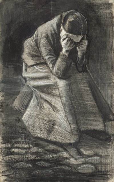 Mulher chorando, 1883 de Vincent van Gogh