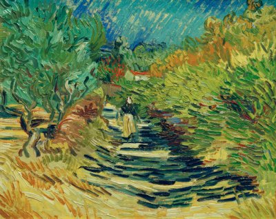 Estrada em Saint-Rémy de Vincent van Gogh