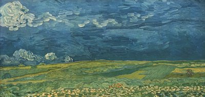 Campos de trigo sob Thunderclouds, julho de 1890, 1947. de Vincent van Gogh