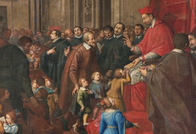 Milão, Igreja de San Francesco da Paola, Fratelli Campi, San Carlo estabelece a escola de doutrina cristã de Vincenzo and Campi Antonio Campi