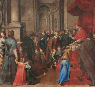 Milão, Igreja de San Francesco da Paola, Fratelli Campi, San Carlo estabelece a escola de doutrina cristã de Vincenzo and Campi Antonio Campi