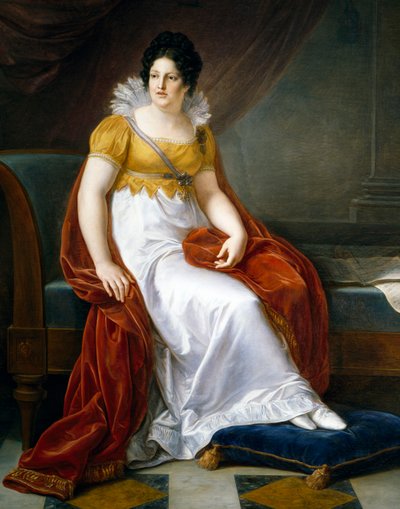 Retrato de Maria Luísa de Espanha, Duquesa de Lucca (San Ildefonso de Vincenzo Camuccini