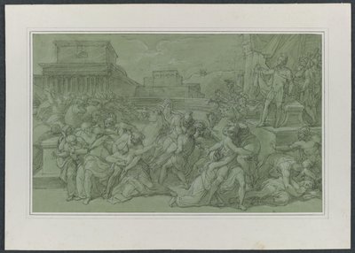 Rapto das Sabinas de Vincenzo Camuccini