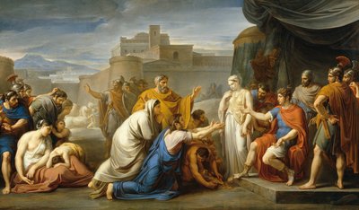 Moderação de Cipião de Vincenzo Camuccini