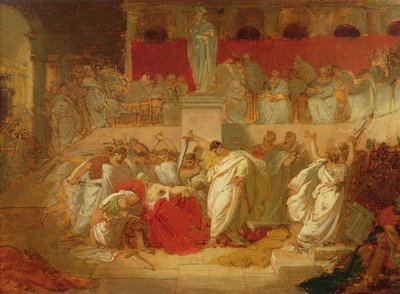 A morte de César de Vincenzo Camuccini