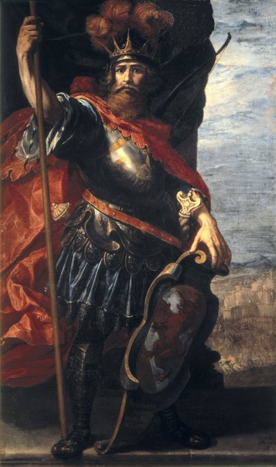 Retrato de Athaulf, rei dos visigodos de Vincenzo Carducci