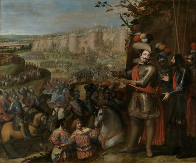 A tomada de Rheinfelden (1633) pelas tropas do Duque de Feria. de Vincenzo Carducci