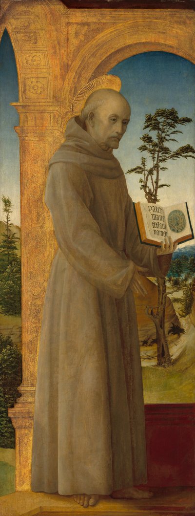 São Bernardino de Siena, c. 14951500. de Vincenzo Foppa