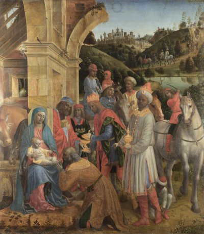 A Adoração dos Reis, c. 1500 de Vincenzo Foppa