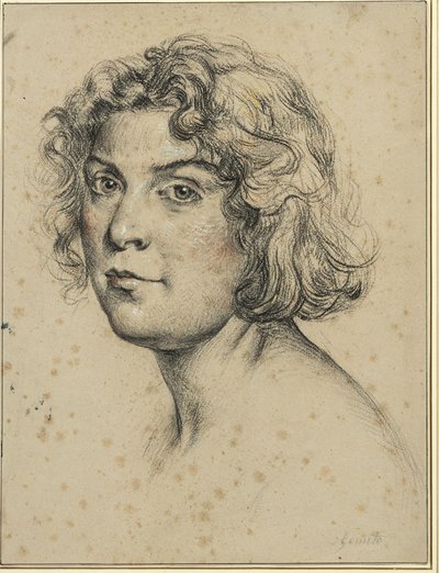 Retrato de uma mulher de Vincenzo Gemito