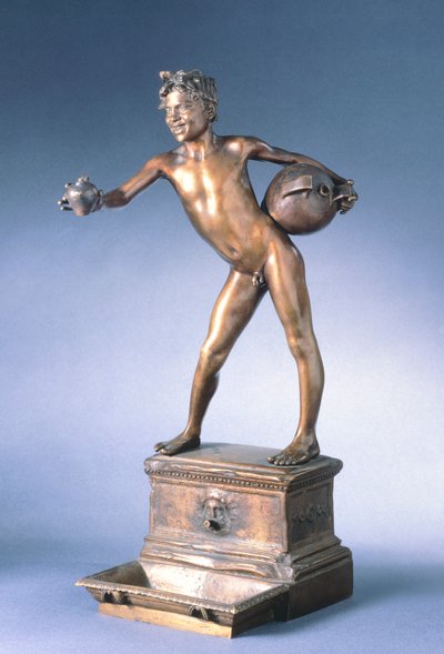 portador de água, de Vincenzo Gemito (1852-1929), bronze, 25 cm de Vincenzo Gemito
