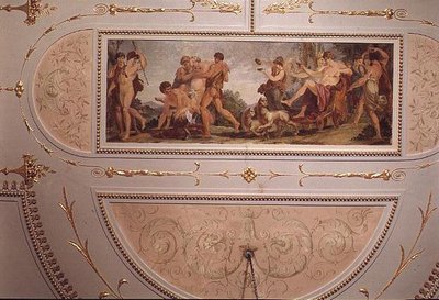 Tecto da Sala de Música Pompeiana de Vincenzo Valdre