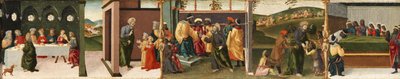 História de São Tomé Apóstolo - São Tomás batiza Gundaphorus e outros episódios, 1480-1500 de Vincenzo di Antonio Frediani