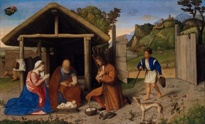 A Adoração dos Pastores, provavelmente após 1520. de Vincenzo di Biagio Catena