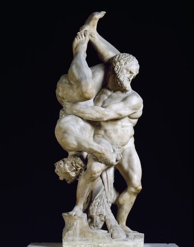 Hércules e Diomedes - Os lutadores de Vincenzo di Raffaello de Rossi