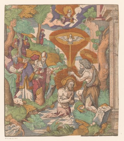 Baptismo de Cristo de Virgilius Solis