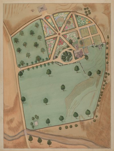 Eliza Jumel Estate, c. 1936. de Virginia Richards