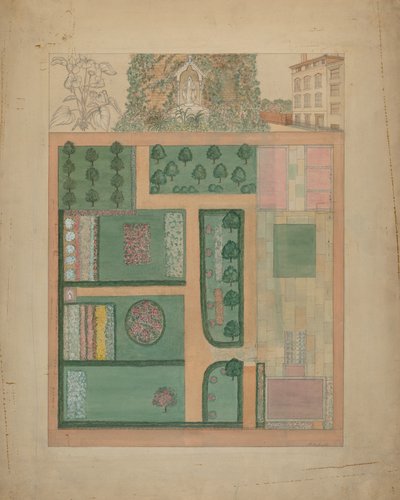 Parmentier Grounds, c. 1936. de Virginia Richards