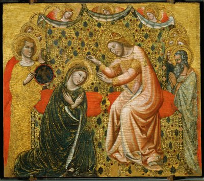 Coroação da Virgem ... de Vitale da Bologna
