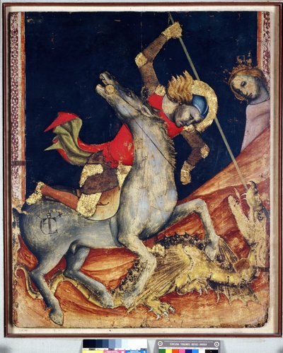 São Jorge matando o dragão de Vitale da Bologna