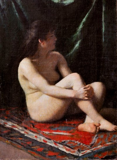 Nu, c.1865-68 (óleo sobre tela) de Vito d