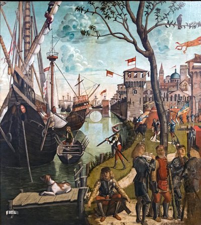 Chegada a Colónia de Vittore Carpaccio