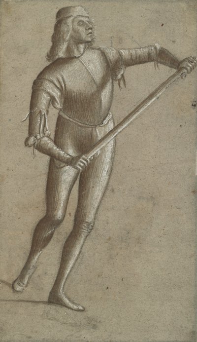 Carpaccio - Um gondoleiro (frente), cerca de 1514-1520 de Vittore Carpaccio