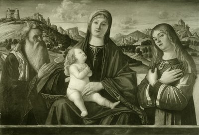 Carpaccio - Maria com o menino e dois santos, Ident. no. 14 de Vittore Carpaccio