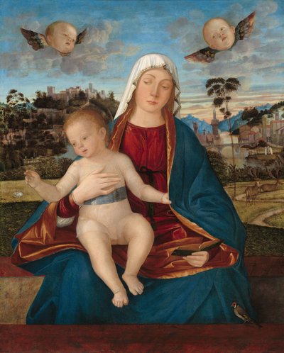 Madonna e Child, c. 15051510. de Vittore Carpaccio