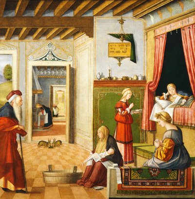 Natividade da Virgem de Vittore Carpaccio