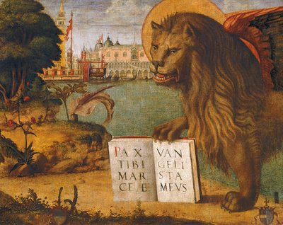 O Leão de São Marcos, de Vittore Carpaccio (ca. 1465-1525 ou 1526) de Vittore Carpaccio