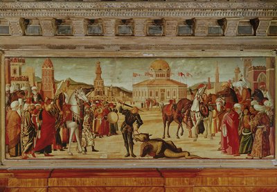 O triunfo de São Jorge, 1501-7 de Vittore Carpaccio