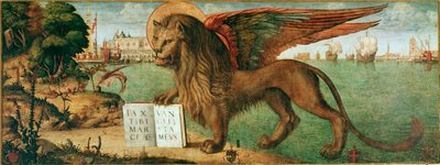 O leão de São Marcos (Pintura de Vittore Carpaccio