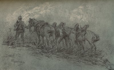 Estudo de giz de Vittorio Guaccimanni, c1900 de Vittorio Guaccimanni
