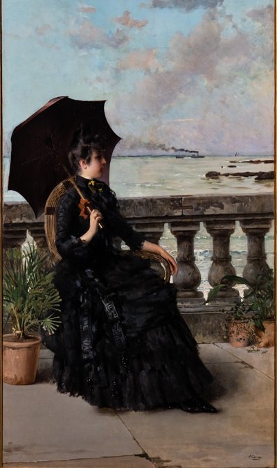 Sobre o Mascagni Terrace de Vittorio Matteo Corcos
