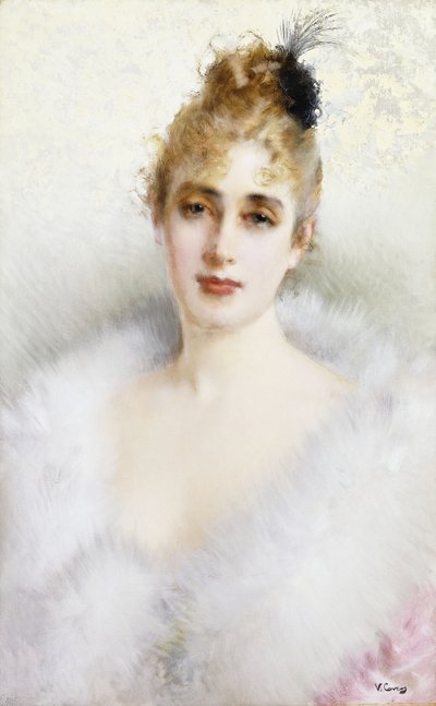 Pronto para o baile de Vittorio Matteo Corcos