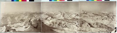 Panorama dos Alpes de Vittorio Sella