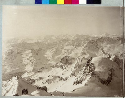 Panorama dos Alpes de Vittorio Sella