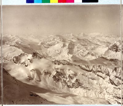 Panorama dos Alpes de Vittorio Sella