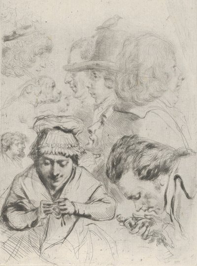 Le Citoyen Aubourg, Mme Aubourg e sua família Cidadão Aubourg, Madame Aubourg..., ca. 1795-1805. de Vivant Denon