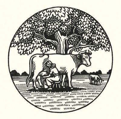 Ilustração para Tess Of The DUrbervilles de Thomas Hardy (gravura) de Vivien Gribble