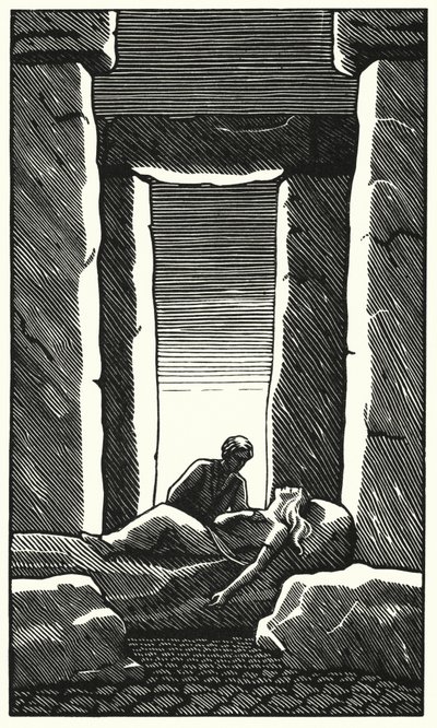Ilustração para Tess Of The DUrbervilles de Thomas Hardy (gravura) de Vivien Gribble