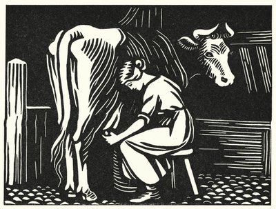 Ilustração para Tess Of The DUrbervilles de Thomas Hardy (gravura) de Vivien Gribble