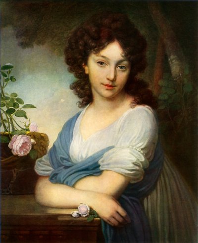 "Retrato de Yelena Alexandrovna Naryshkina", 1799, 1965. de Vladimir Borovikovsky