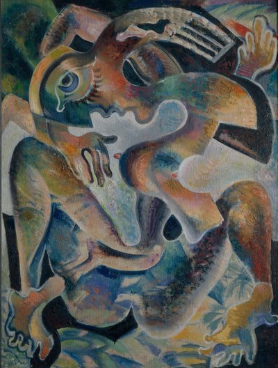 Nu em uma abstração, 1926 de Daniel Vladimir Baranoff Rossine