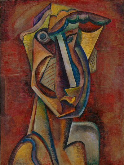 Poetess, 1920 de Daniel Vladimir Baranoff Rossine