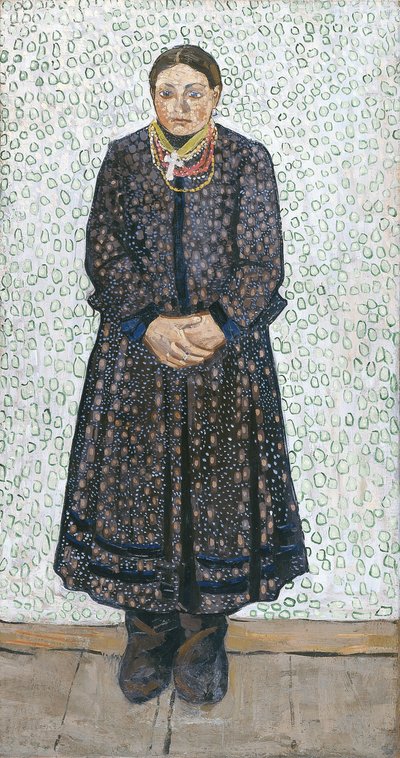Mulher Camponesa Ucraniana, 1910-1911 de Vladimir Davidovich Burliuk
