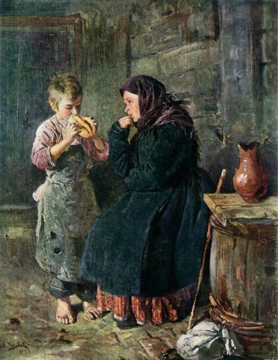 O Encontro de Mãe e Filho, 1883, 1965. de Vladimir Egorovic Makovsky